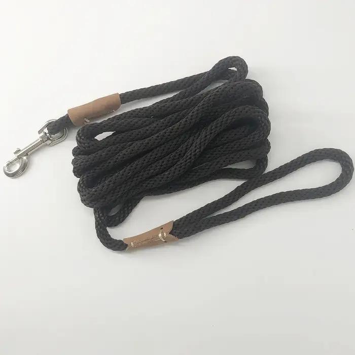 Laisse d'entraînement en nylon robuste pour chiot et grand chien Jogging Time pour balades et compétitions en plein air