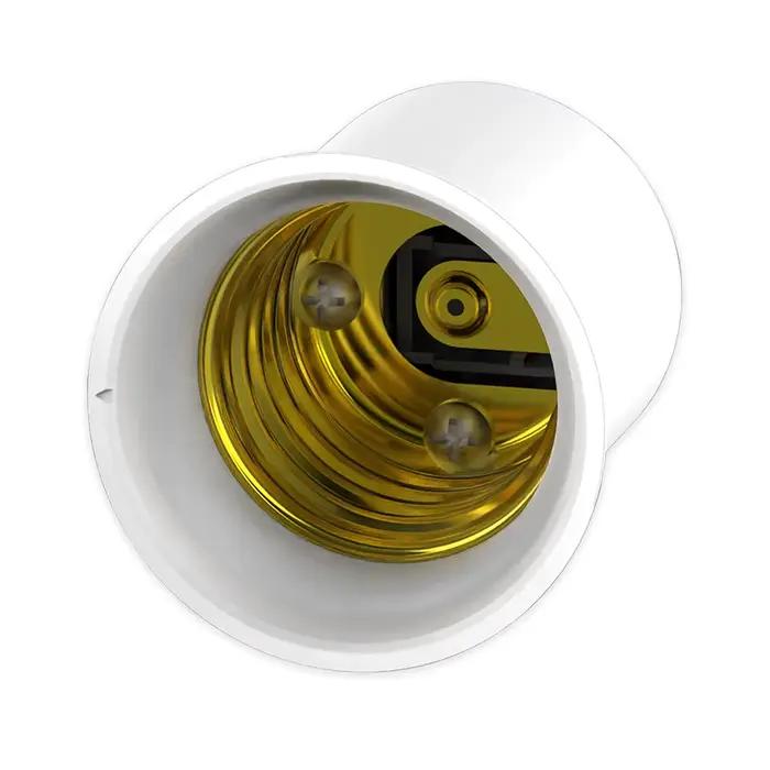 1 pièces prise américaine européenne E27 lampe LED ampoules Base E27 à ue US prise support de lampe
