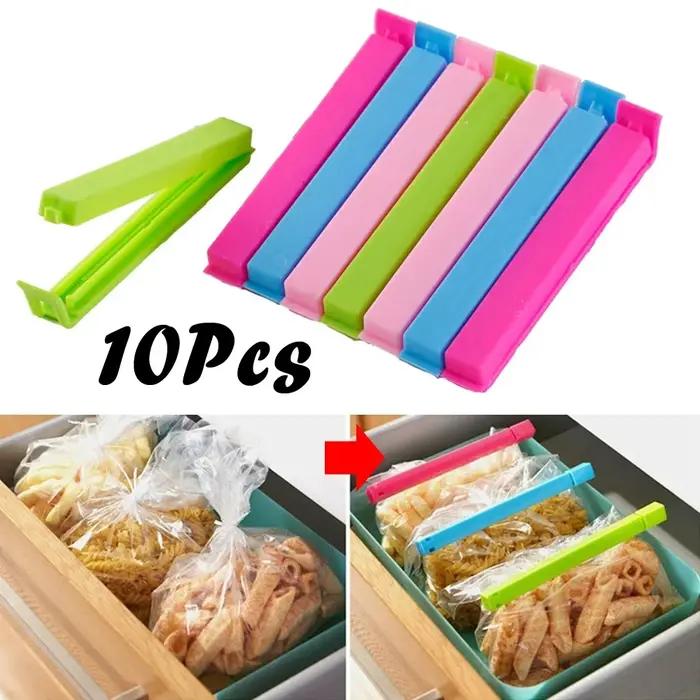 Clips Minces en Plastique pour Documents de Bonbons