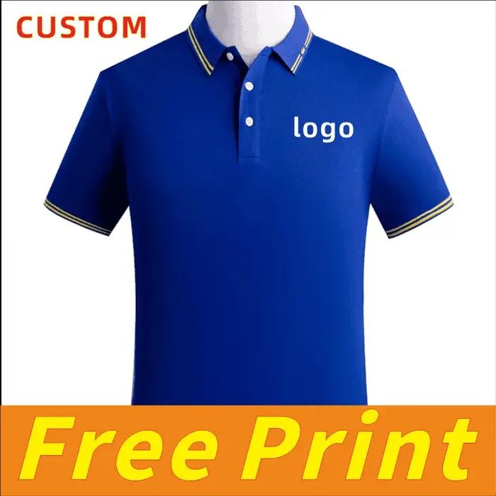 T - shirt Casual en coton personnalisé polo d'été chemise logo imprimé LOGO LOGO vêtements pour homm