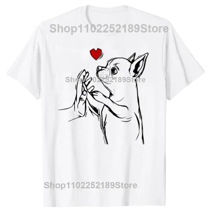 T-shirt graphique drôle Chihuahua Dog Lover pour hommes et femmes, T-shirt décontracté, 100% coton,