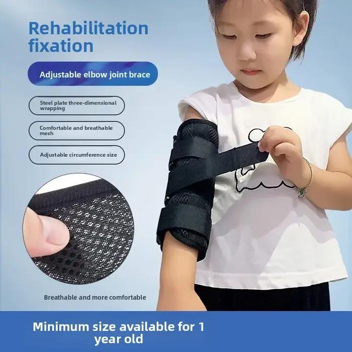 Attelle de bras de coude réglable Anti-Spasm, membre supérieur de bras pour enfants, fixe, respirant