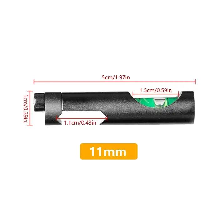 Kit d'outils de nivellement Hunting Spirit niveau à bulle pour lunettes de chasse sur rail Picatinny 11mm 20mm accessoire de chasse pour ajustement précis et facile d'utilisation