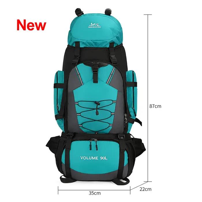 Sac à dos de camping étanche pour homme, sac à dos de randonnée, sac à dos de trekking, grande capac