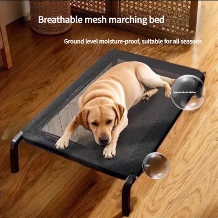 Lit pour chien d'été respirant pour le camping