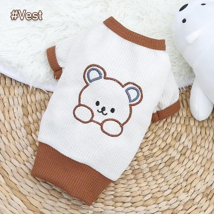 Printemps chien robe jupes pour animaux de compagnie amoureux