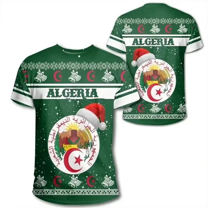 T-shirt Algeria Feel graphique pour hommes et enfants, t-shirt décontracté d'été, Y2K, cadeaux pour hommes, polyester respirant, polyvalent pour printemps et été