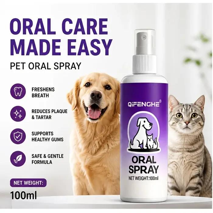 Spray buccal pour animaux de compagnie