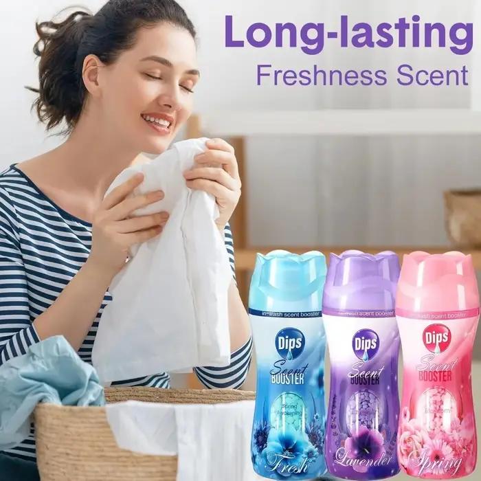 Perles booster de parfum pour vêtements lavande noix de coco multi couleur pour parfumer la lessive longue durée occassions spéciales