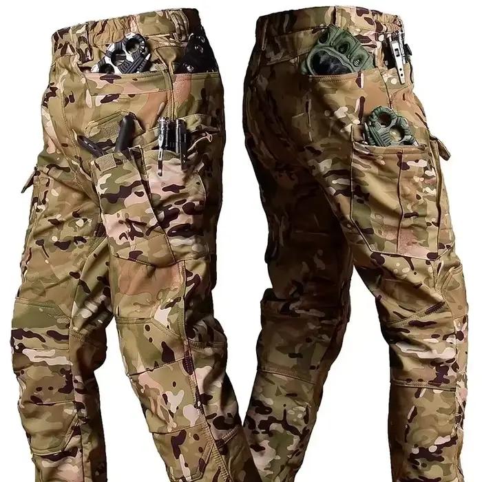 Pantalon tactique militaire chasse hiver imperméable résistant cargo homme pantalon camouflage chaud