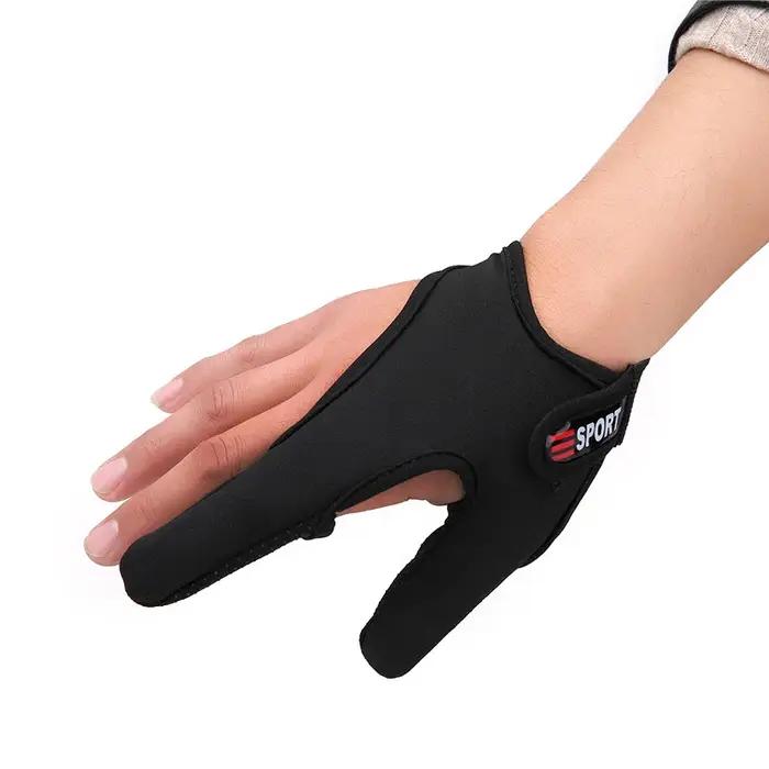 Gants de pêche 2 doigts protecteur respirant anti-dérapant Anti-coupure gants de pêche carpe matérie