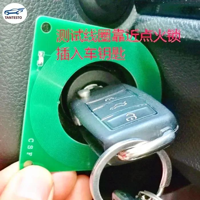 TANTESTO voiture ECU détection de Signal d'induction réparation automatique bobine testeur serrure Inspection boucle de Test pour clé de serrurier