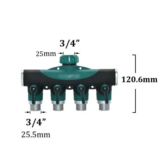 Mathiateur d'eau du robinet de jardin en laiton