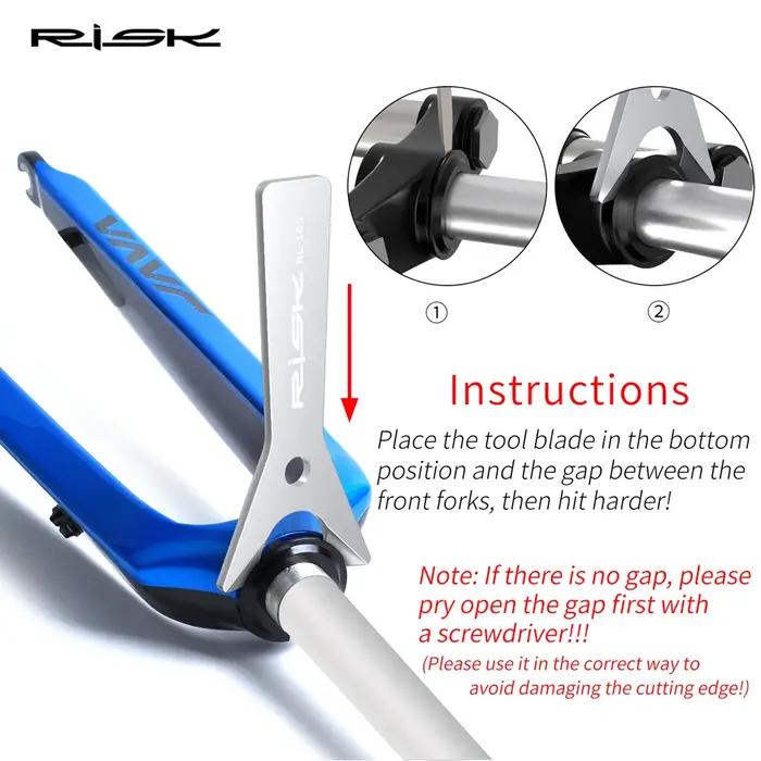 Risque clé d'espacement de Base de casque de vélo, outil de retrait de course de couronne de casque
