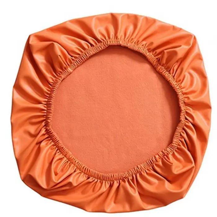 Housse de siège de chaise en cuir PU, élastique 38-52cm, pour la maison, le bureau, l'hôtel, housse