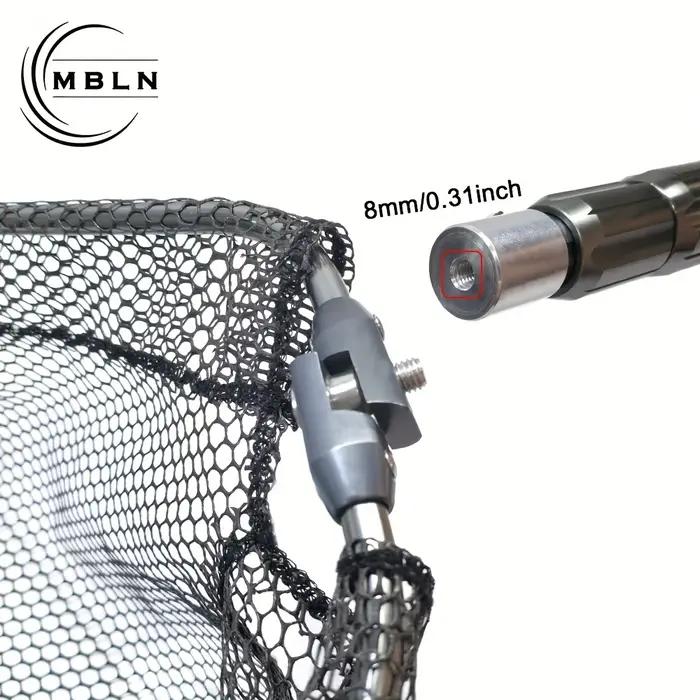 Filet de pêche en alliage d'aluminium multifilament 3m de long avec grande maille pour pêcheurs en mer et occasions spéciales