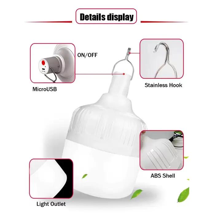 Lampe LED de Camping en plein air, économie d'énergie, panne de courant domestique, éclairage de sec