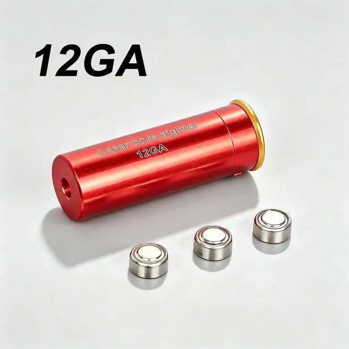 Calibre 12GA 20GA 5.45x39 7.62x39 9x19mm .223 .308 .338 Red La-ser Bore Sighter pour l'entraînement et l'alignement visible du canon