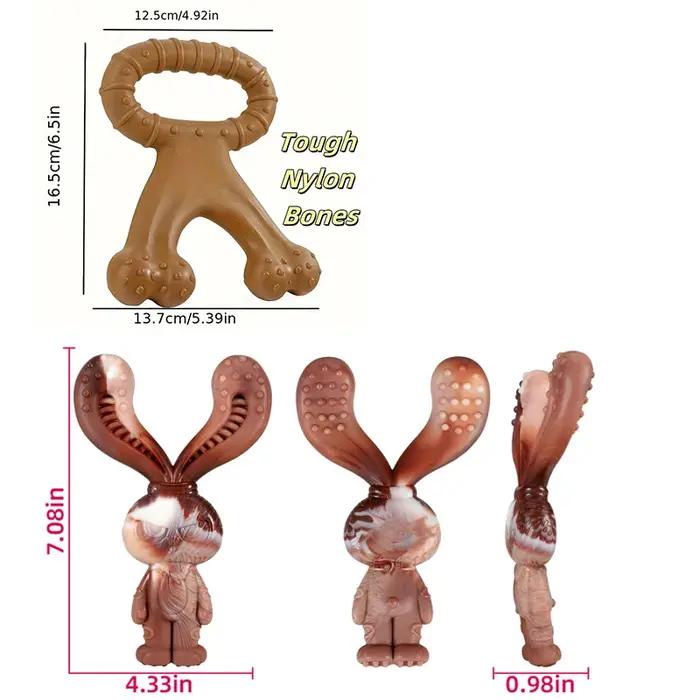 Jouet à mâcher en Nylon à Double os