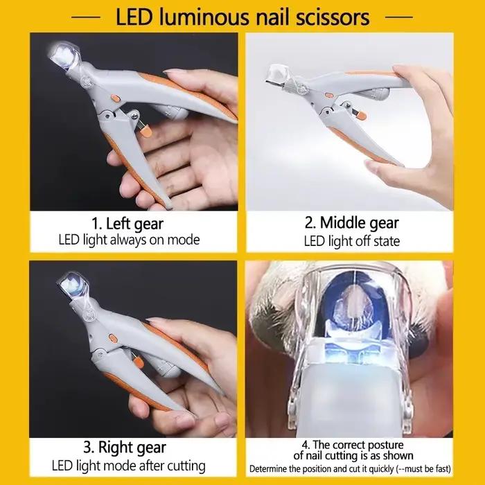 Ciseaux professionnels pour coupe-ongles pour animaux de compagnie
