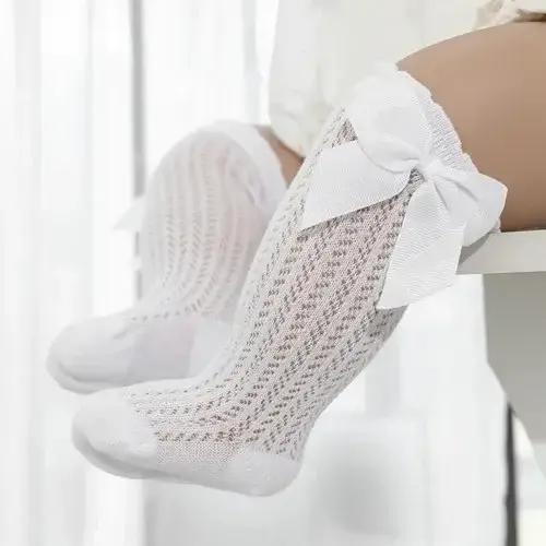 Chaussettes d'été en coton pour bébé fille de 0 à 24 mois
