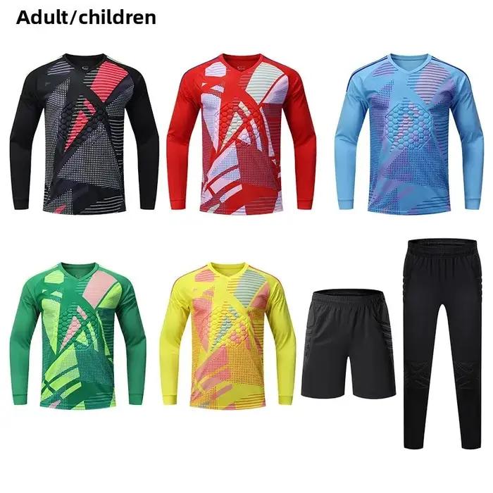 Nouveau 2025 Football Match gardien de but uniforme Camouflage hommes femmes enfants transfrontaliers sport équipe compétition formation