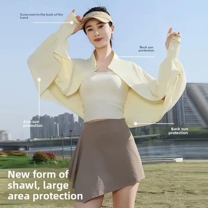 Nouvelle écharpe de protection solaire intégrée