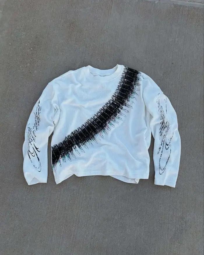 T-shirt KYTFLLY en polyester et élasthanne, style streetwear Y2K avec capuche, imprimé lettres, ajustement lâche pour femmes, mode automne, sorties entre amis et événements musicaux