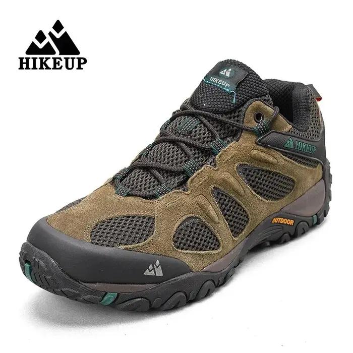 HIKEUP-Chaussures de Randonnée Respirantes Résistantes aux Éclaboussures pour Homme, pour l'Escalade