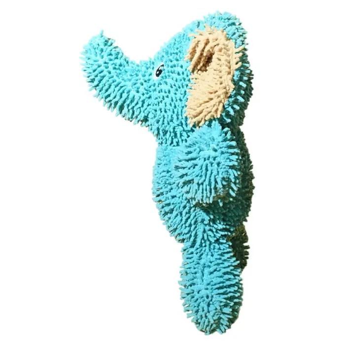 Jouet pour chien en peluche chenille en forme d'éléphant, résistant aux morsures, durable, avec son, pour petits chiens