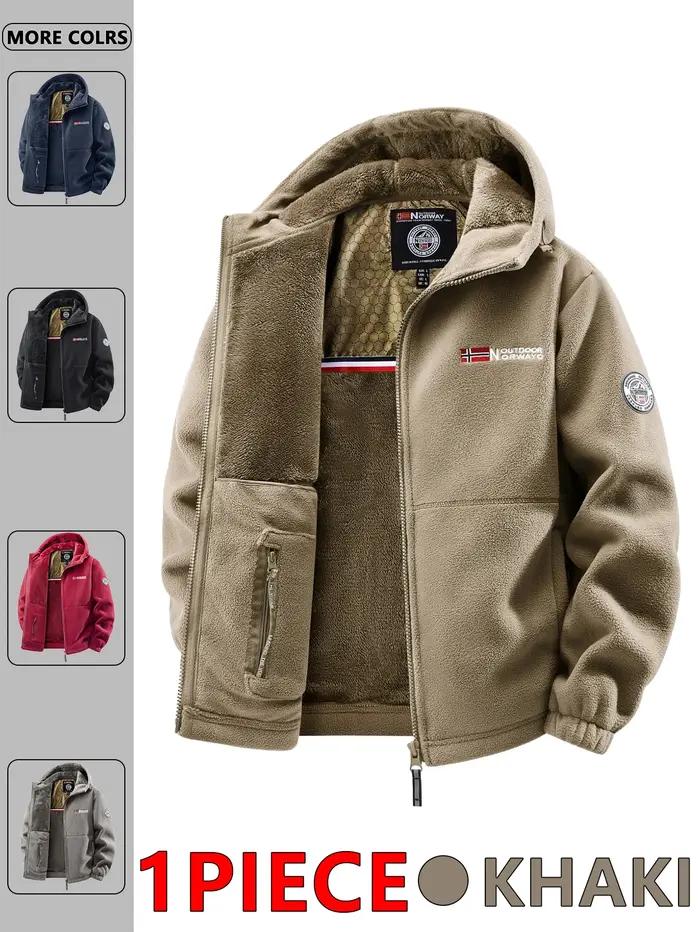 Veste à capuche d'extérieur d'automne et d'hiver pour hommes, adaptée à un usage quotidien à la maison, pour les voyages, les fêtes, les déplacements, la mode en plein air polyvalente, améliore le tem