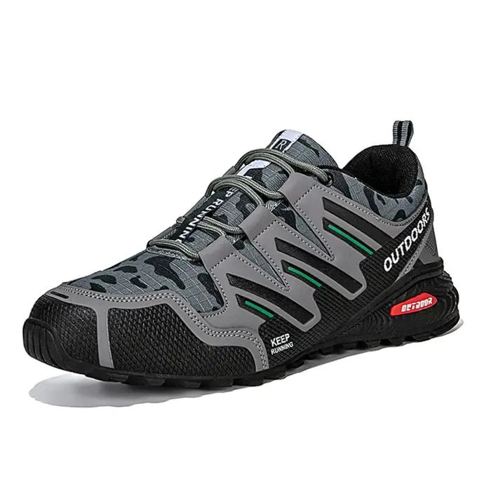 Chaussures de randonnée homme JXMHL en cuir avec semelle en caoutchouc pour randonnée entraînement chasse tactique occasions spéciales