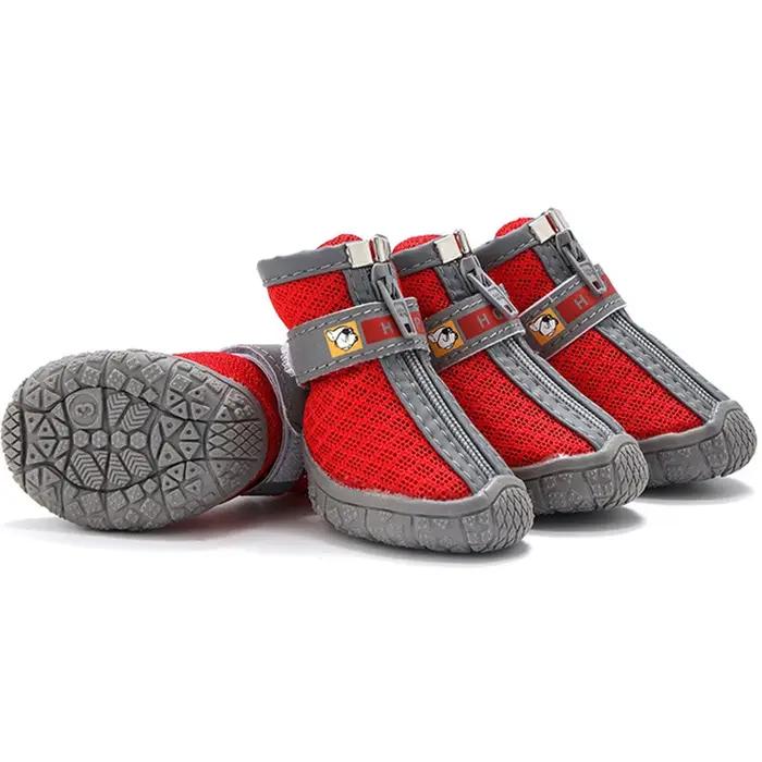 Chaussures pour chien semelles antidérapantes épais en peluche Protection patte chaussures pour anim