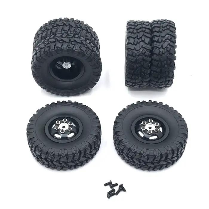 Pneus de roue, roues de rallye pour MN MN78 MN82 1/12 LC79 MN D90 D91 D96 99S WPL 1/16 C14 C24, moyeu de roue