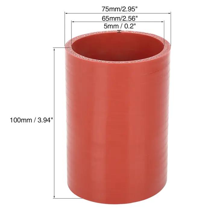 Coupleur en Silicone Droit Renforcé pour Tuyauterie d'Admission de Voiture Personnalisée Occasions Spéciales Silencieux Élégant Durables Performances