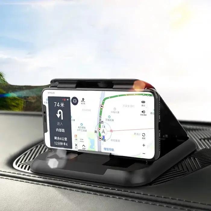Support universel de téléphone pour tableau de bord de voiture antidérapant en Silicone, ventouse ré