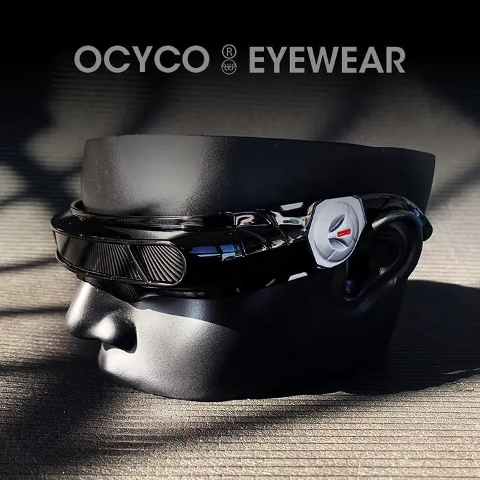 Lunettes de soleil rectangulaires pour hommes et femmes, matériau de mémoire, bouclier de cosplay, l