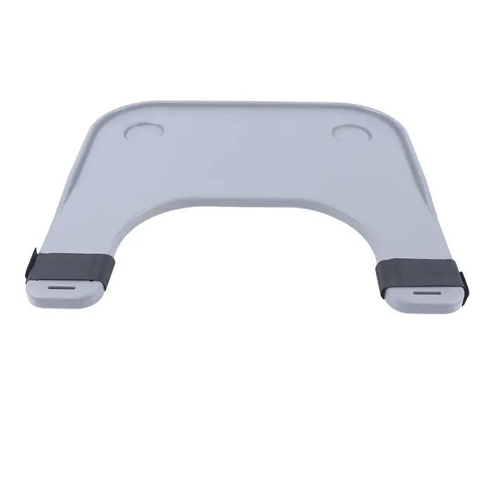 Table de plateau réglable pour fauteuil roulant avec porte-gobelets ABS anticorrosion 22,83 "x 20,87