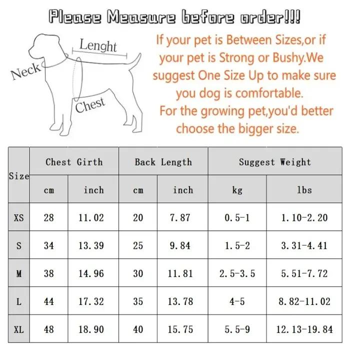 Chemise d'été pour animaux de compagnie