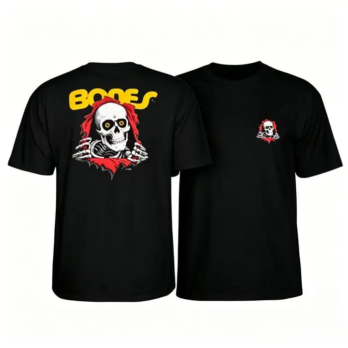 Collection de T-shirts en coton de marque américaine de skateboarding rare pour hommes et femmes
