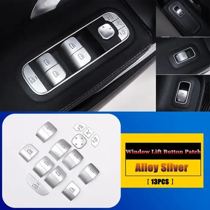 Couvercle Kiev illage de bouton de climatisation de voiture, contrôle central, Mercedes Benz A, B, C