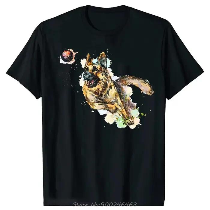 T-shirt drôle de chien de lévrier italien pour hommes, t-shirt imprimé, chien de troupeau des contri