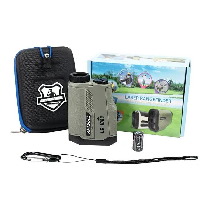 Télémètre de chasse et de golf 1000m, mesureur de distance laser avec fonction de pente et mesure de hauteur longue portée
