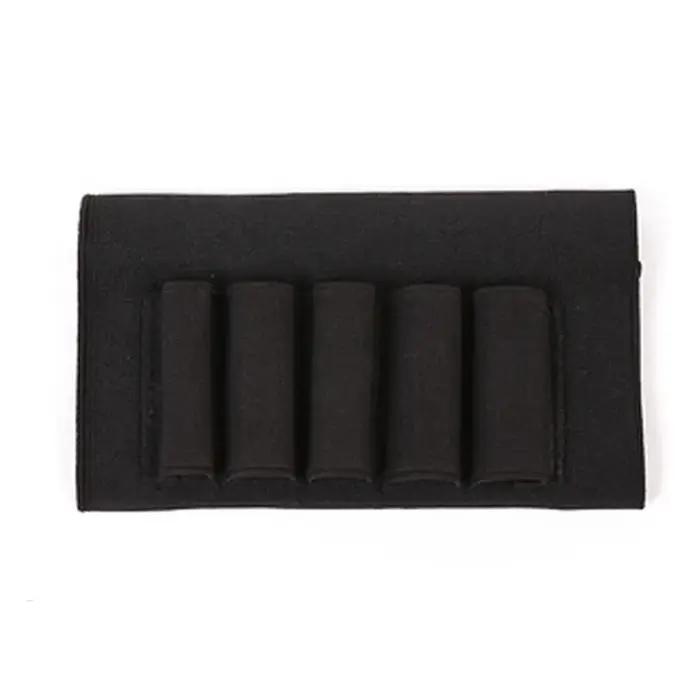 Ceinture de cartouche de fusil de chasse, pochette pour chargeur Airsoft tactique 5 coque de fusil de chasse 12/20GA, jauge de bandolier, sac porte-munitions