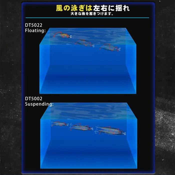 Leurre de pêche suspendu D1 Sea Bait Of BKK Hook, 160mm 145mm 120mm, Minnow Wobbler artificiel profe