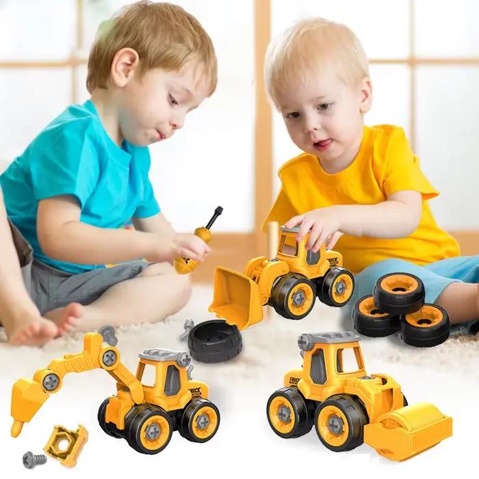 Véhicule de Construction à démonter, jouet, écrou, démontage, chargement, déchargement, camion d'ingénierie, bricolage, assemblage de vis pour enfants, jouets éducatifs