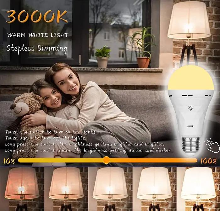 Ampoule LED USB e27, ampoule Rechargeable