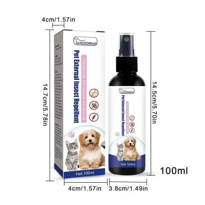 Spray anti-puces pour animaux de compagnie