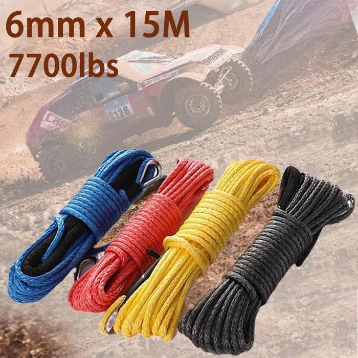 1/4 ''x 50' camion bateau remplacement d'urgence voiture accessoires extérieurs câble de corde de tr