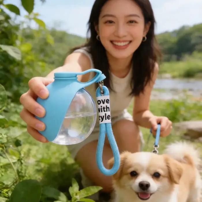 Bouteille d'eau portable pour chien et chat